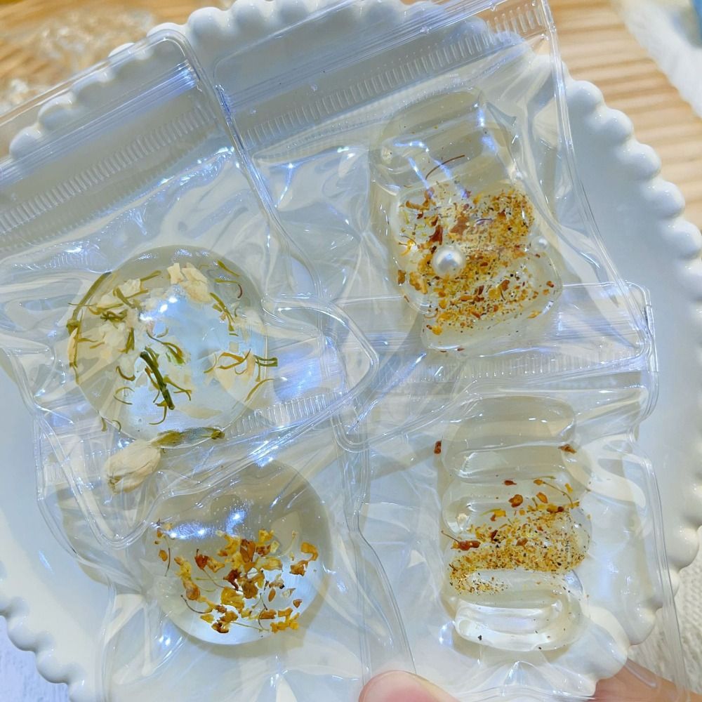 Funny Simulation Osmanthus Goldfish Squeeze Toy Novelty Doll Goldfish Osmanthus Cake Slow Rebound Toy TPR Creative Transparent Pinch Toy Birthday Present