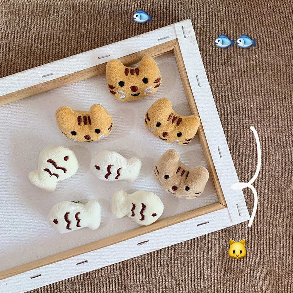 Cute Girls Bag Pendant Cloth Pendant Jackets Pendant Brooch Pins Fish Brooches Snapper Brooches Cat Brooches