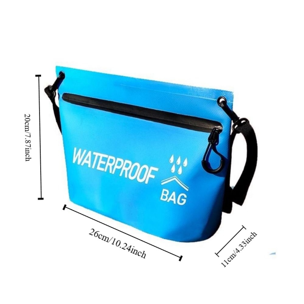 Handbag Large-capacity storage Waterproof storage bag Zipper Closure Floating Design Waterproof Dry Bag Splash Water Resistant Durable Travel Handbag Rafting