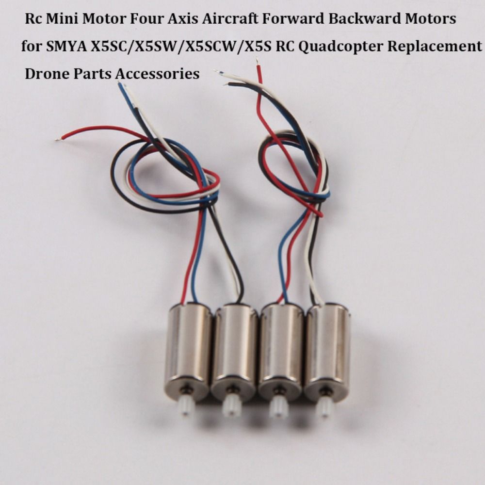 1pc or 2pcs/set New Forward Backward Rc Mini Motor 816 Motor Silver RC Quadcopter Replacement Toy Electronic Accessories for SMYA X5SC/X5SW/X5SCW/X5S