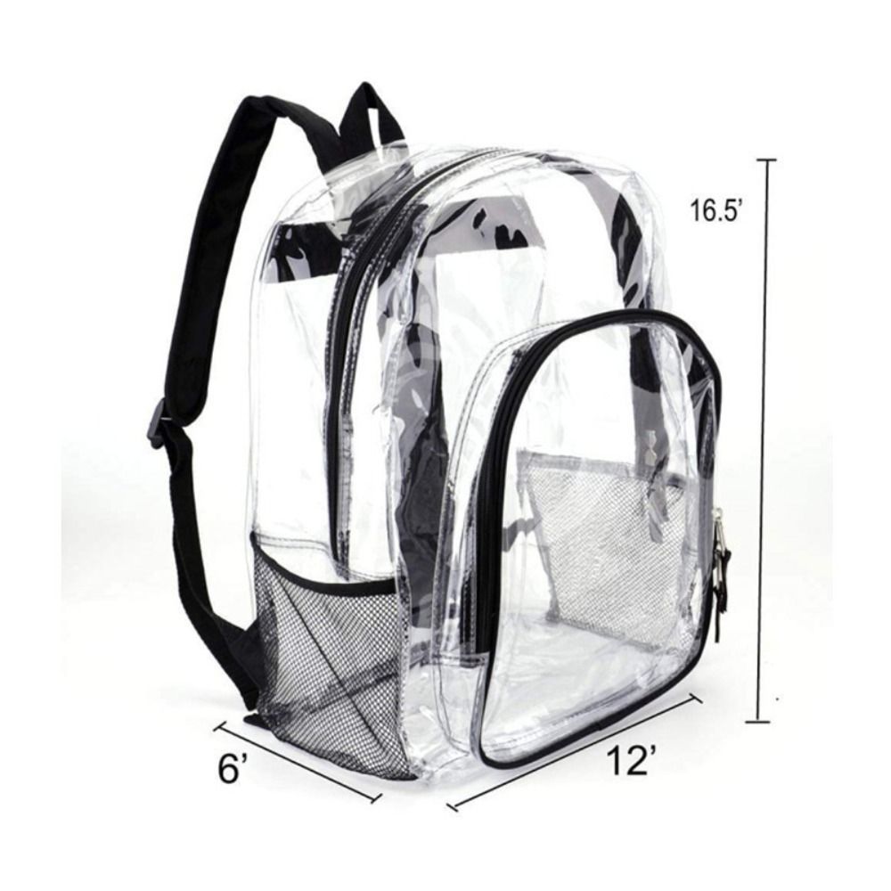 High Quality Men Portable Coin Purse Clear Purse Transparent Travel Storage Lunch Bag Shoulder Bag Clear Tote Bag Beach Bag