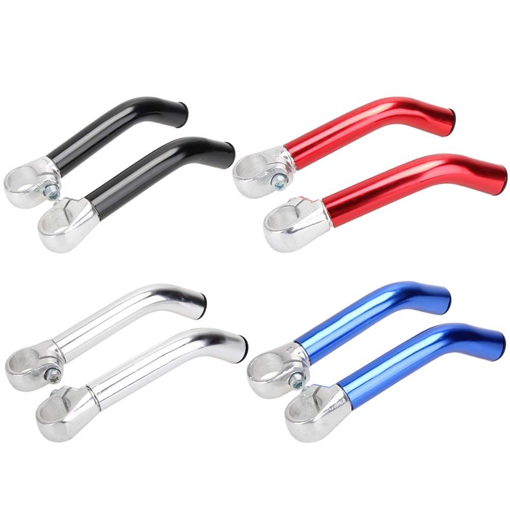 Pair Ergonomic Bar Ends Mountain Bike Aluminum Alloy Horn Cycling Accessories Bicycle Rest Handlebar Ends Bicycle Grips