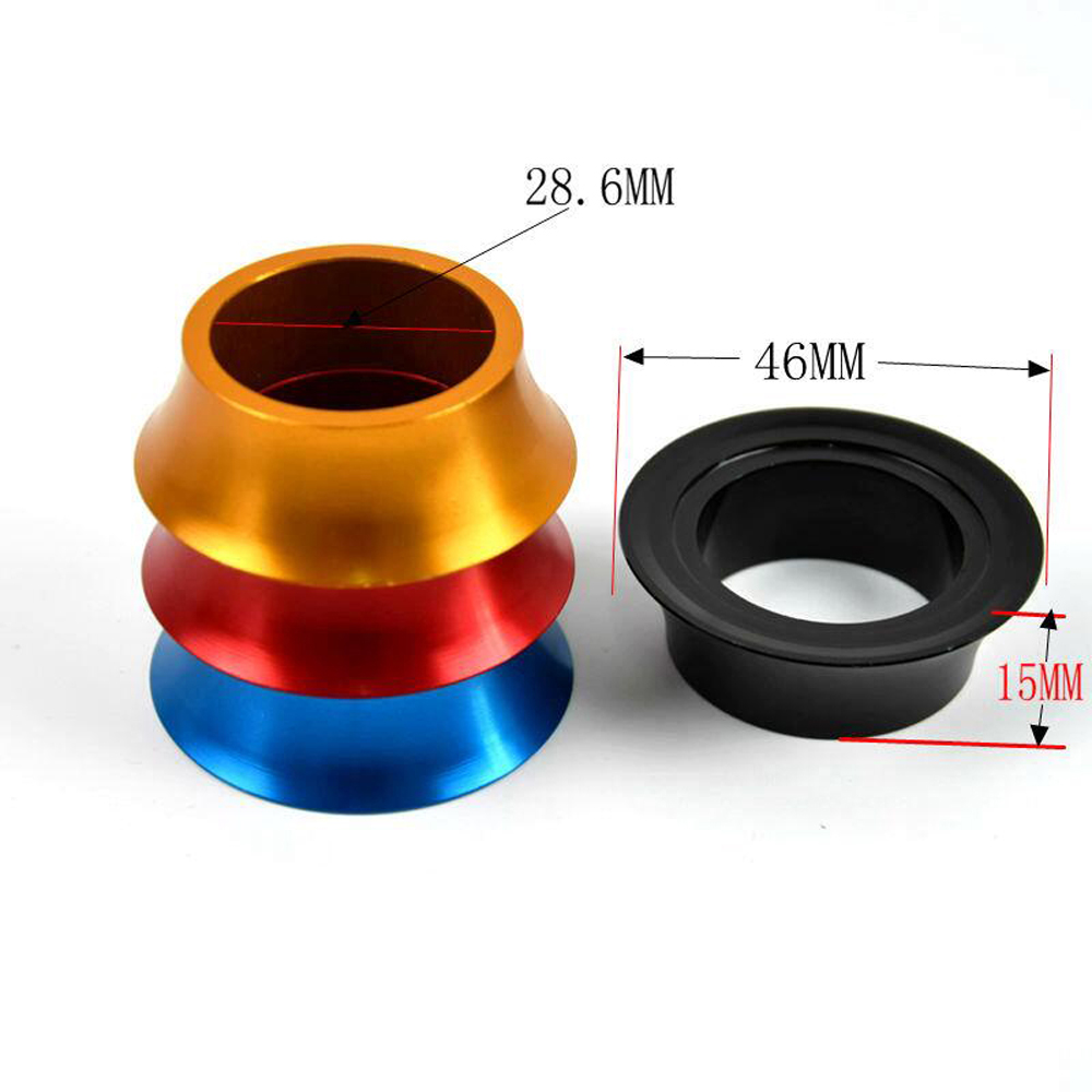 Bike Parts Bike Accessories Mountain Bike Conical Spacer Road Bicycle Aluminum Alloy Headsets Taper Washer Bicycle Fork Washer Bike Headsets Spacers Bicycle Headsets Washer