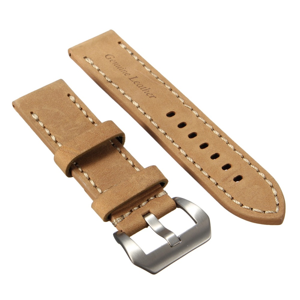 290868217869 New Mens Genuine Leather Watch Strap Band Catalonia 18mm 20mm 22mm 24mm