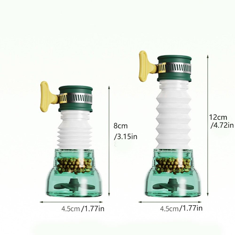 Foldable 360 Degree Water Filter Tap Head Saving Water Retractable Faucet Filter Rotatable Splash-proof Tap Purifier Kitchen