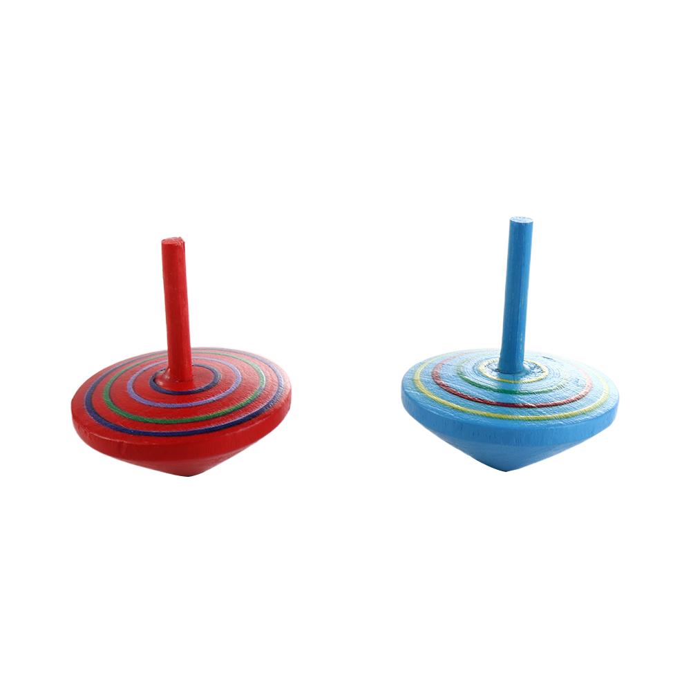 For Children Art Craft Gift Gyro Educational Game Spinning Top Desktop Relief Stress Wooden Rotate Gyro Desktop Spinning Top Wooden Gyro Woode Spinning Top
