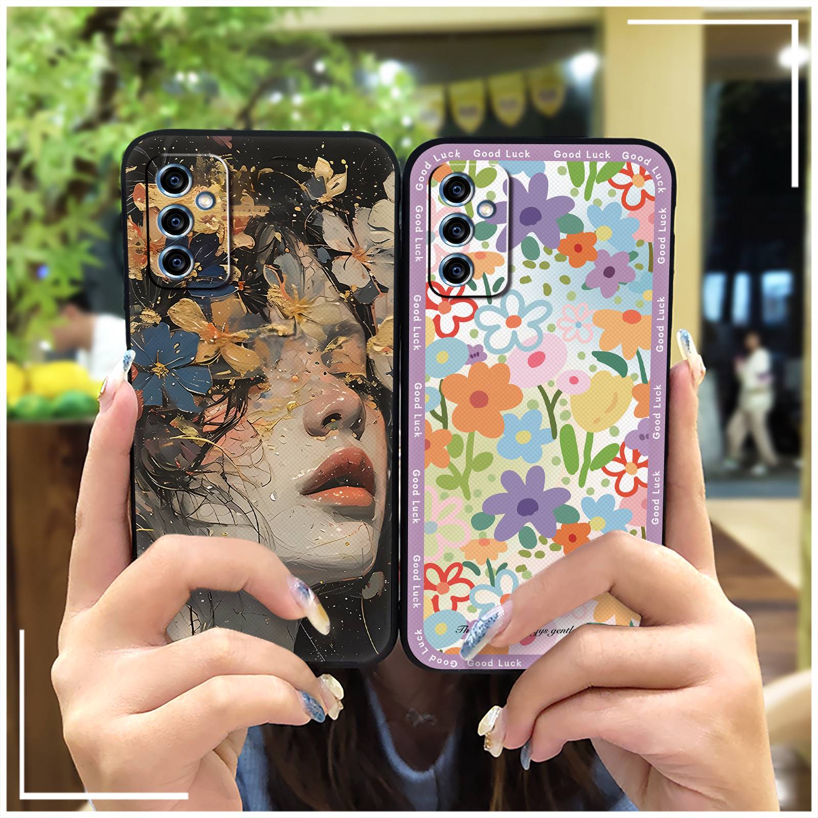 Soft case Anti-dust Phone Case For Samsung Galaxy M52 5G/SM-M526B Protective Cartoon Shockproof Graffiti Oil Painting