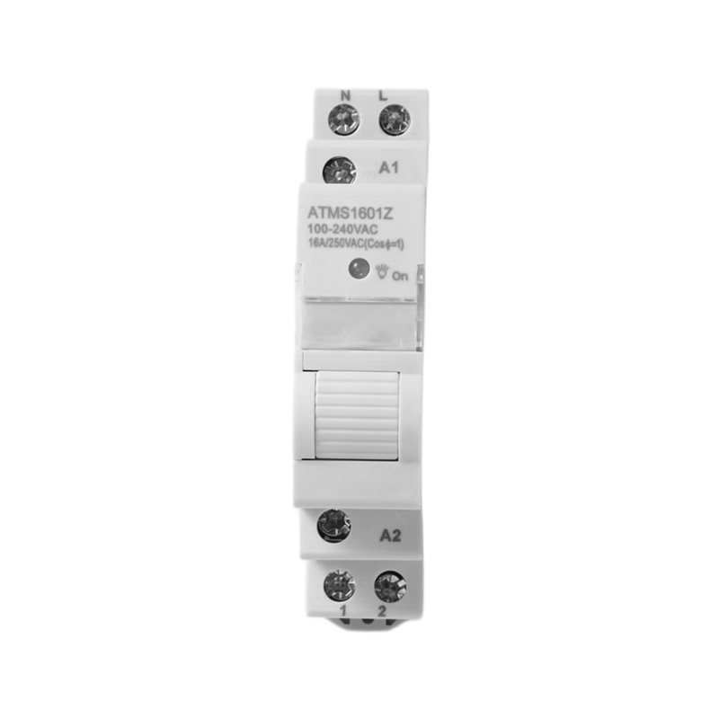 ATMS1601Z ZigBee Circuit Breaker Din Rail 1P Single Pole Dry Contact Timer Relay App Remote Control Smart Timer