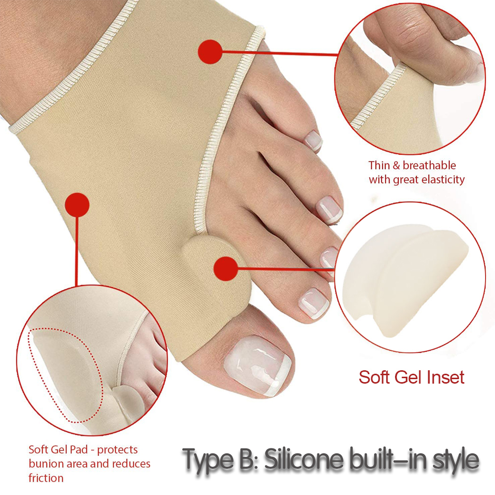 Wenefang Fashion 1Pair Big Toe Hallux Valgus Corrector Orthotics Feet Care Bone Thumb Adjust Correction Pedicure Straightener None Electric
