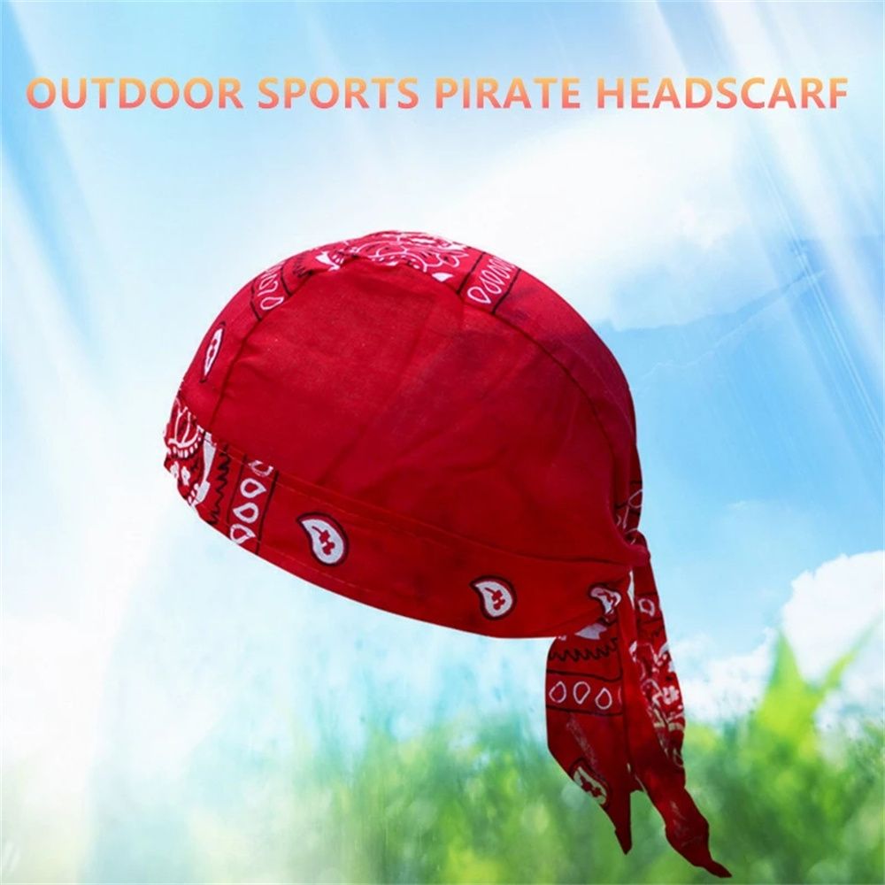 Bicycle Wear Cycling Equipment Pirate Headscarf Multi-Color Bandana Hats Road Bike Pirate Hat Bicycle Caps Cycling Caps Cycling Headscarf