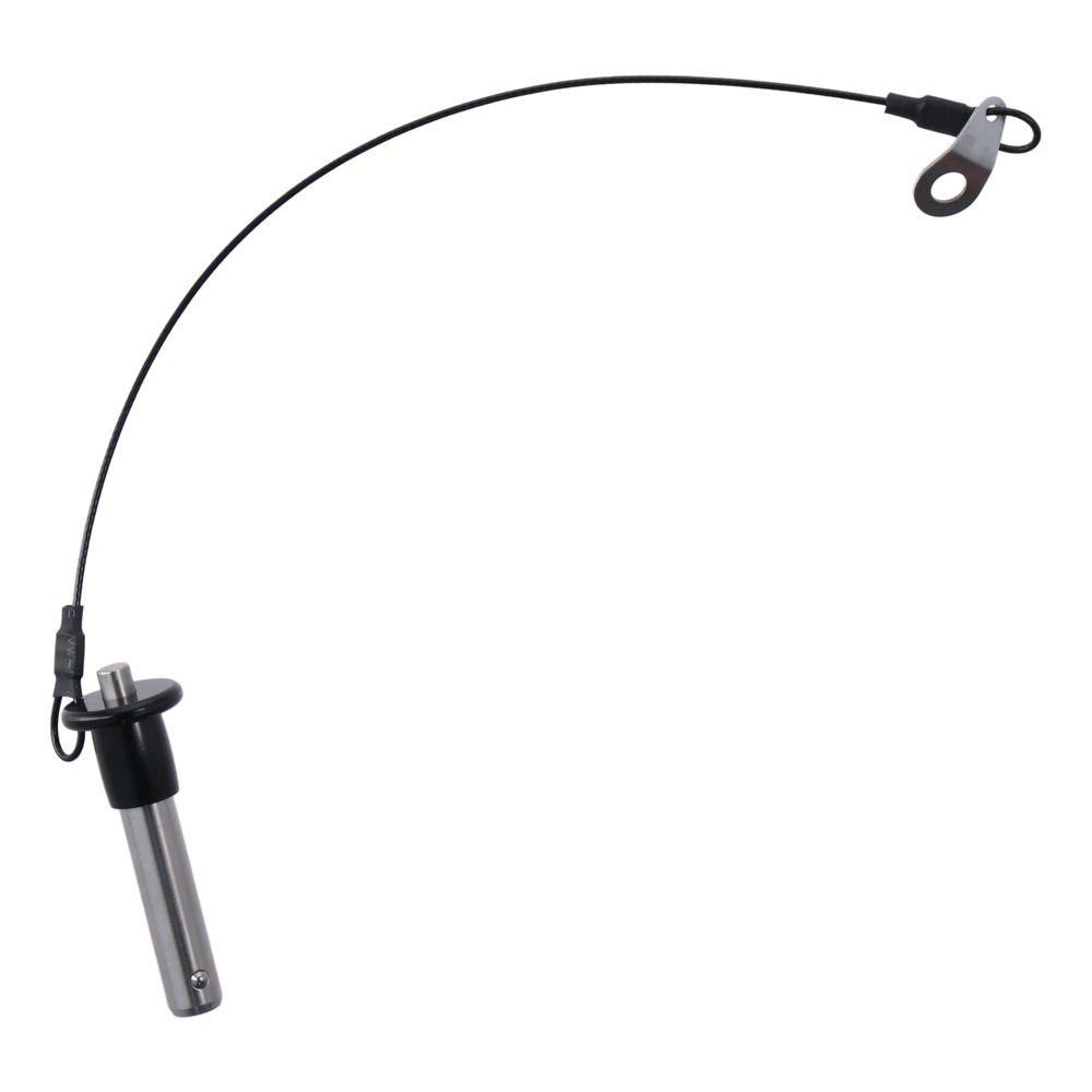 Durable Stainless Steel Ball Locking Pins Diameter 6/8/10mm Multi Size Push-Button Locking with 25cm Wire