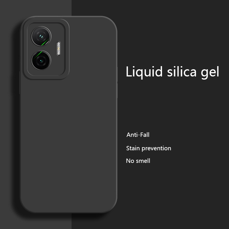 Sroof For Xiaomi 15 Liquid Silicone Matte Shockproof Lens Protector Soft Phone Case Back Cover