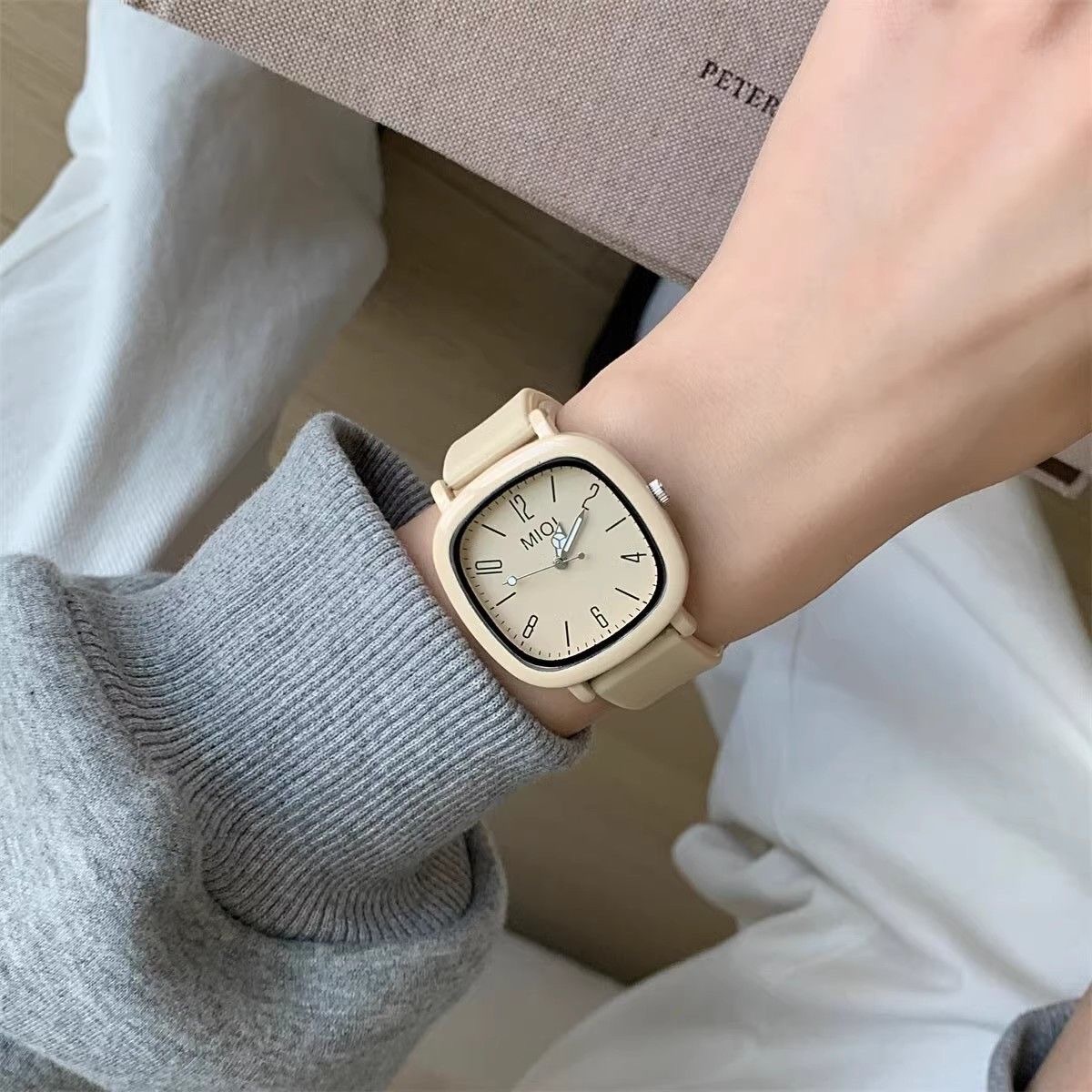 【Hot】Korean Academic Style Women's Watch for Exams - 2024 New Arrival for High School and Middle School Students - Stylish Waterproof Women's Wristwatch