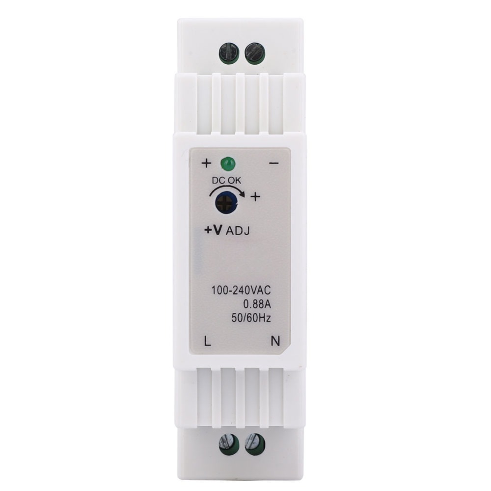 Security Devices DR-15-5 DIN Rail Power Supply 15W 5V 3A 100-240VAC Input Single Output Power Supply PWM Automatic Cooling AC to DC Switch Converter Monitoring