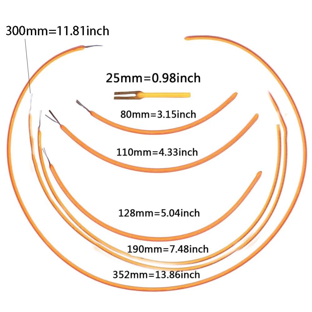 Cob +- On One Side DC3V Led Flexible Filament Same Pole Durable Edison Bulb Lamp Parts 25mm 80mm 110mm 128mm 190mm 300mm 352mm Atmosphere Light Accessories Parts Light Bulb