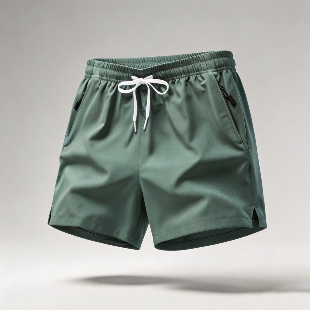 Men's Fitness Wear Breathable Sports Shorts Ice Silk Thin Quick Dry Shorts Drawstring Gym Clothes Casual Short Pants Outdoor Sports