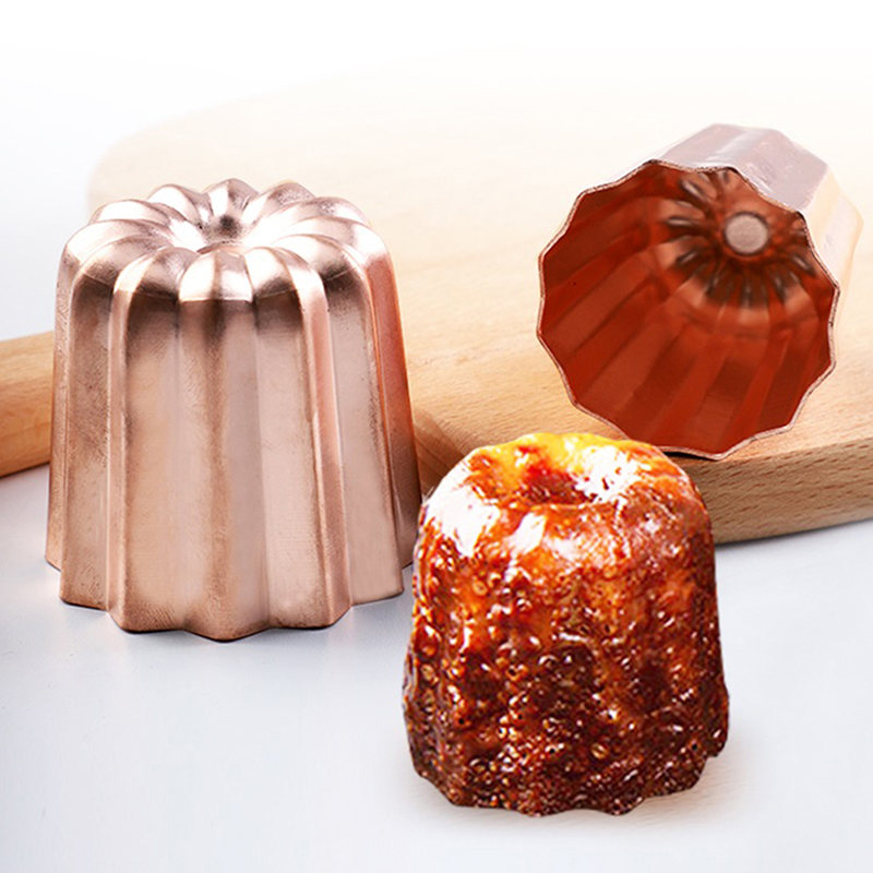 1PC Aluminum Alloy Chocolate Mold Pudding Jelly Cake Molds Flower Shaped Soap Mold Bakeware DIY CF8