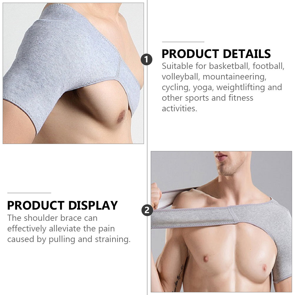 Wenefang Fashion 1pc Shoulder Brace Fitness Compression Shoulder Support for Men and Women
