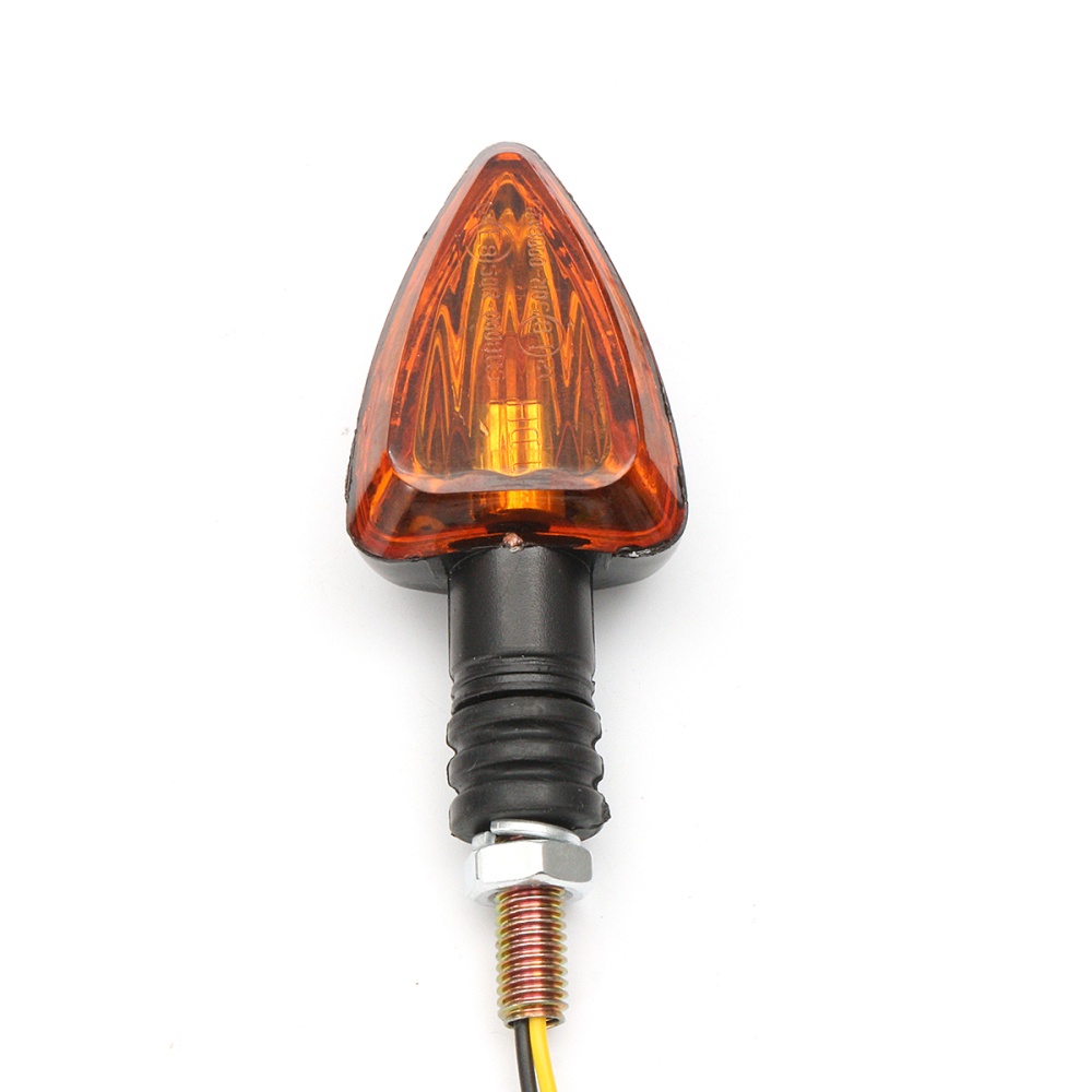 262527581072 Pair Motorcycle Mini Turn Signal Light Blinker 6 LED 8mm Street Bike