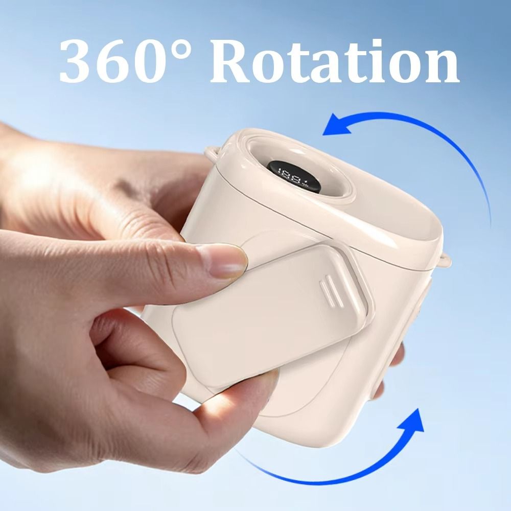 Mini Clip On Portable Handheld Fan Rechargeable Clip-on Umbrella Hanging Waist Fan Quiet Operation Handheld Stroller Fan Desk