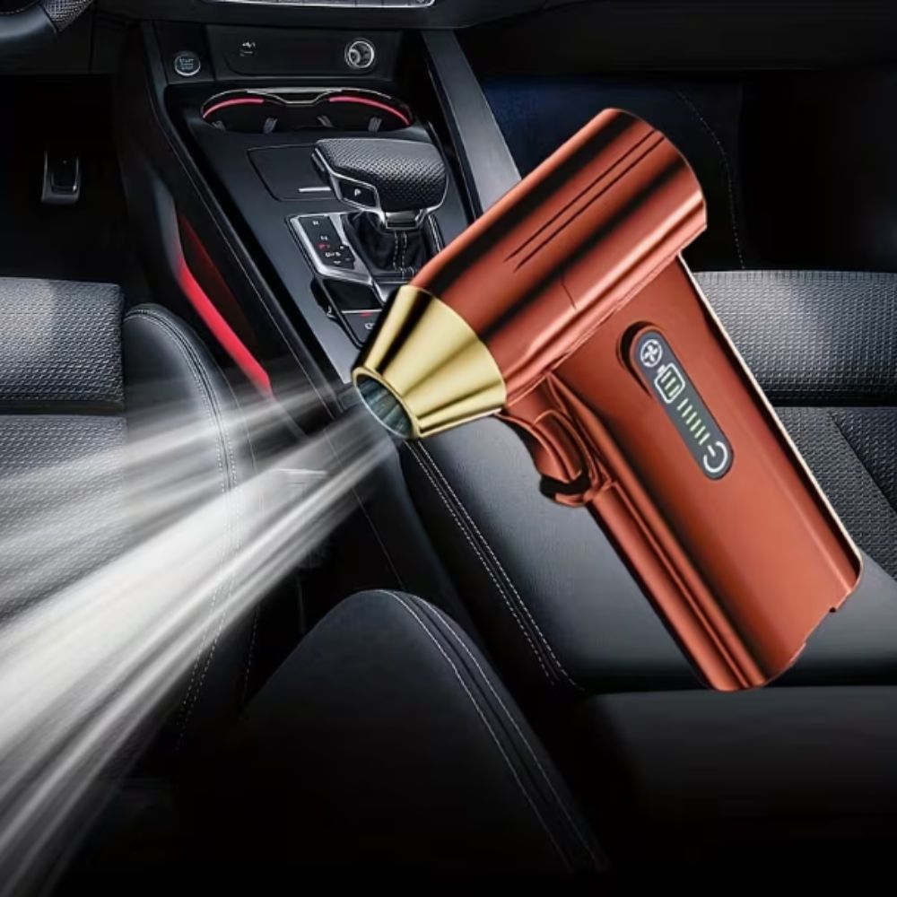 Portable 130000RPM Violent Turbo Fan Type-C Charging 4000mAh Battery Brushless Motor Blower Handheld Device Wireless Design Turbofan Air Blower Outdoor Use