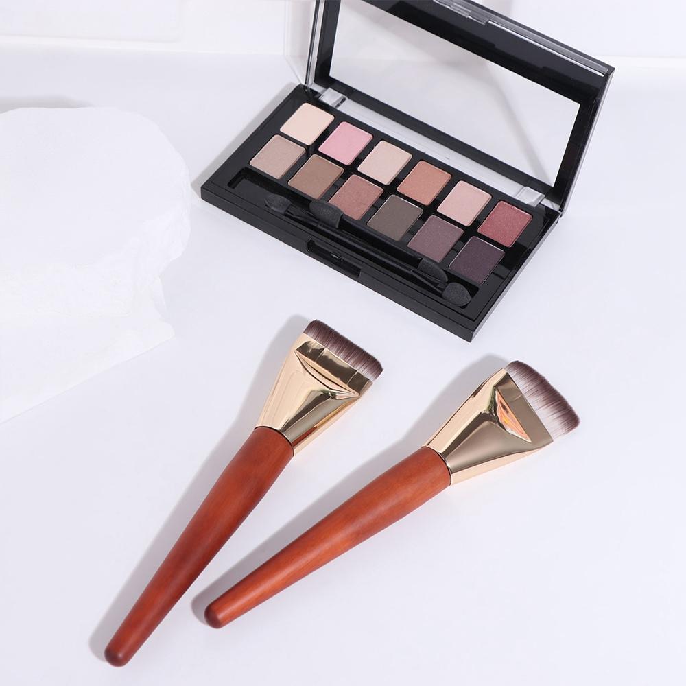 Make Up Tools Ultra Thin Foundation Brush Smooth Lightweight Flat Contour Brush Soft Multifunction Makeup Brushes Women