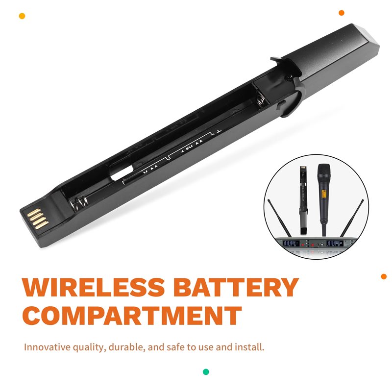 Replacement Repair Wireless Handheld Microphone Battery Compartment for SKM9000 Tube Body Accessories