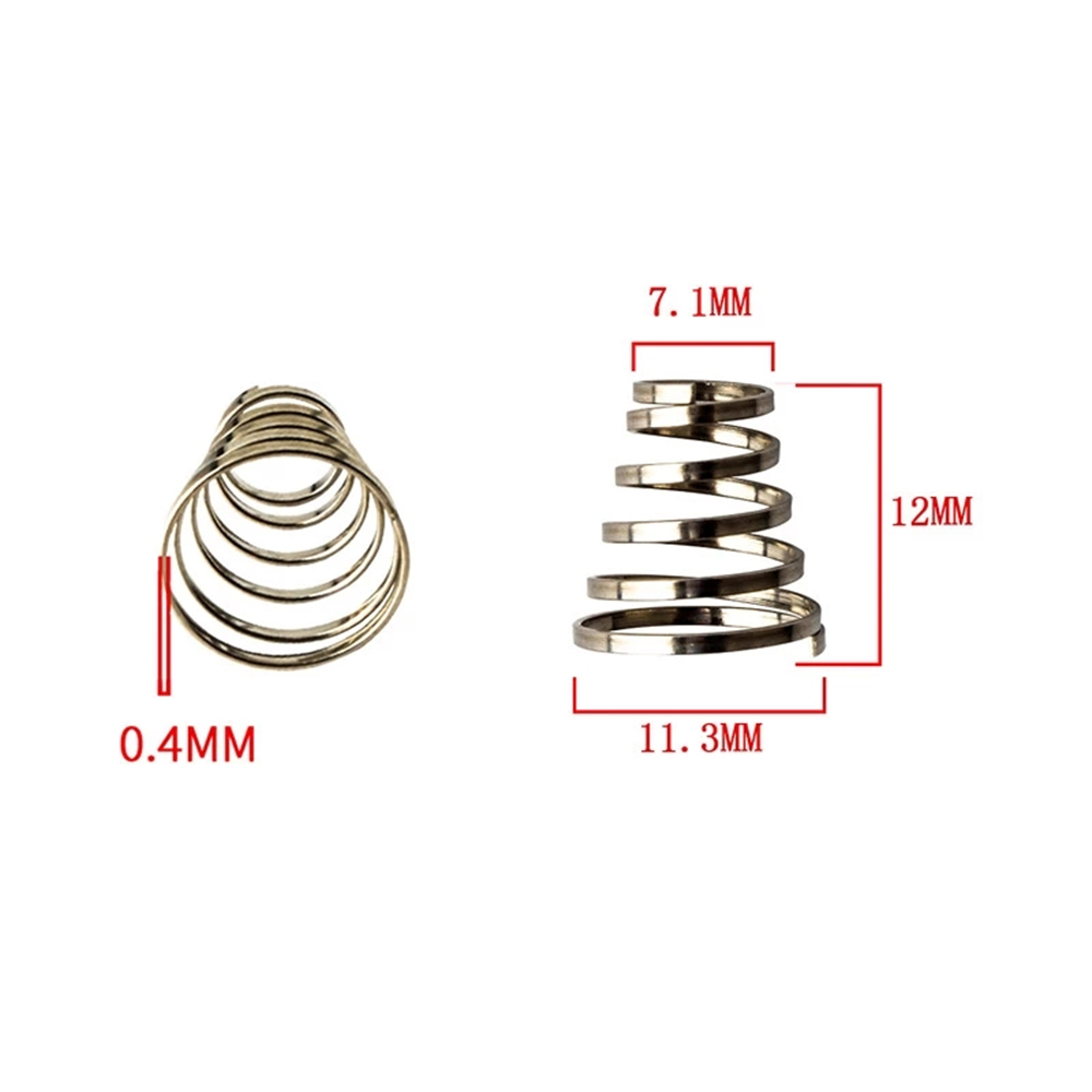 Durable 10Pcs Bicycle Hubs Wheel Skewer 304 Stainless Steel Lever Shaft Spring Quick-Release Cycling Hub Bike Hub Spring