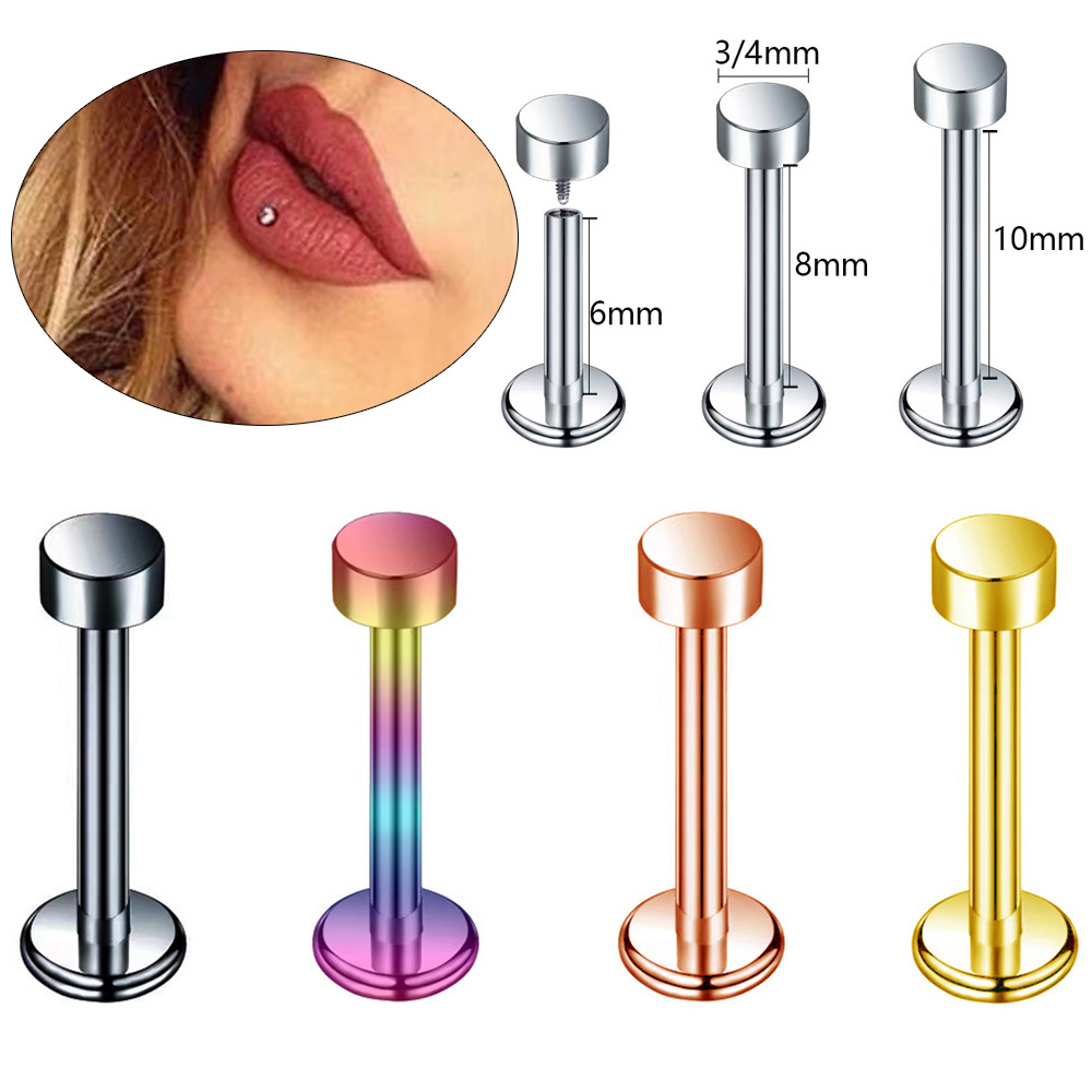 【Whoever uses it, who praises it】Lip Earrings Gloss Round Thread Lip Jewelry