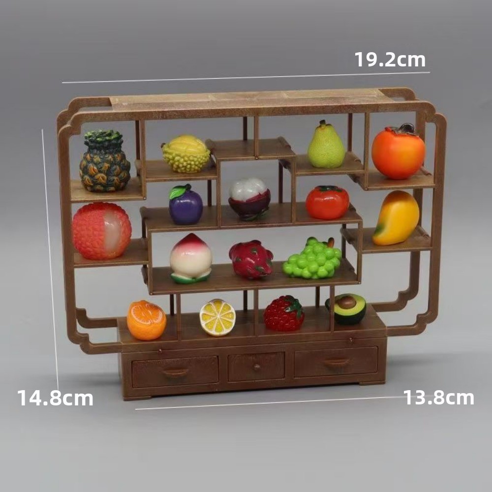 New Mini Dollhouse Miniature Bogu DIY Multistyles Empty Shelf Stand Storage Rack
