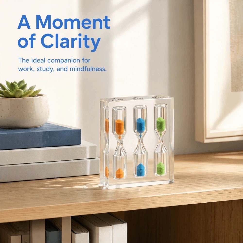 Game Timer 3 in Acrylic Hourglass Timer Colorful Creative /2/3/4/5 Minutes Hourglass Sandglass Portable Sand Timer Clock Kitchen