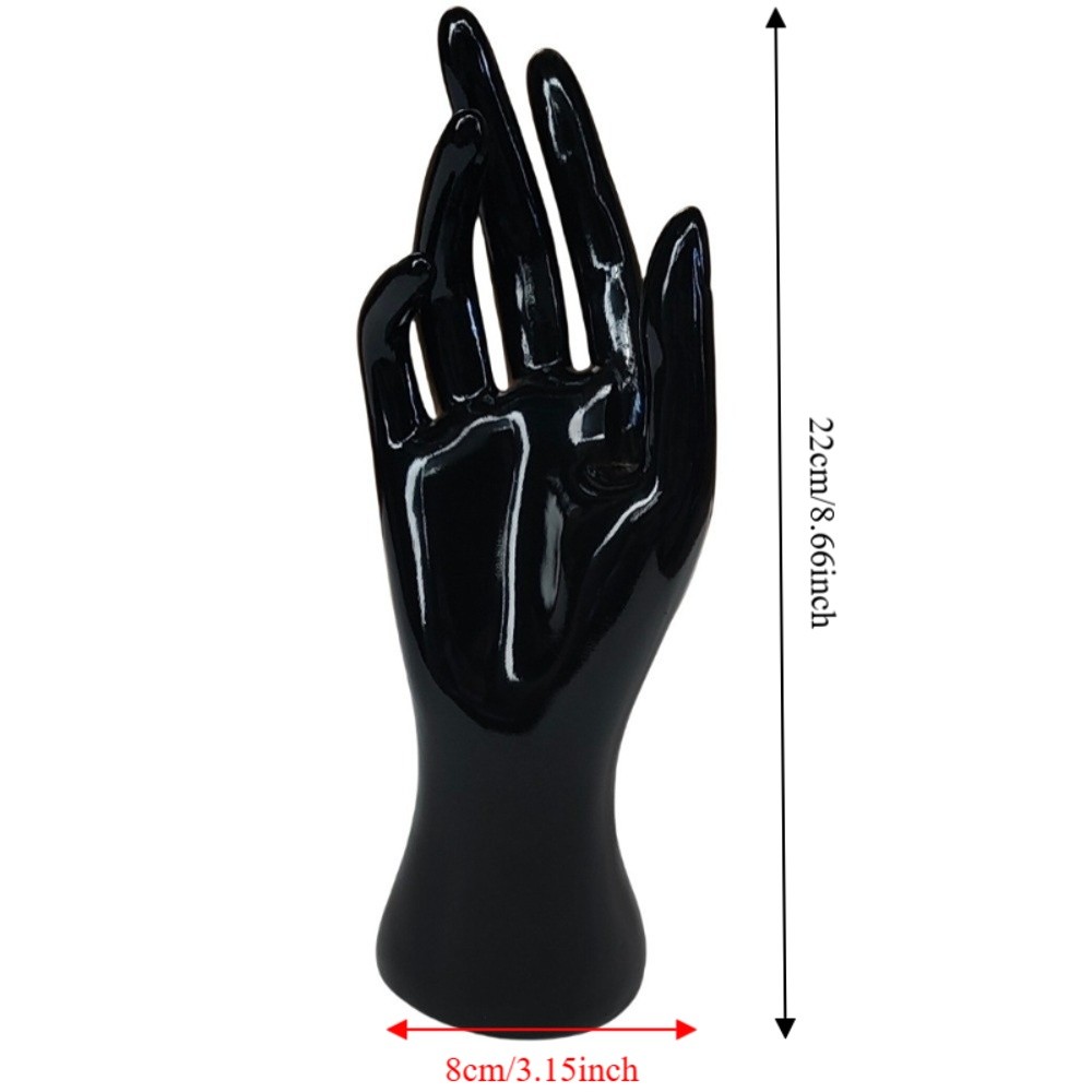 Set Display Props Realistic Jewelry Display Hand Model 22cm Sturdy Mannequin Hand Model Elegant Durable Ring Organizer Watch Display