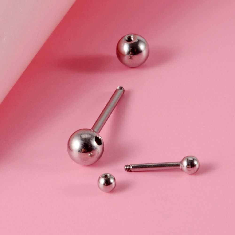 Creative Fashion Stainless Steel Women Tongue Stud Ear Studs Piercing Jewelry Body Jewelry Tongue Ring Dumbbell Tongue Nail