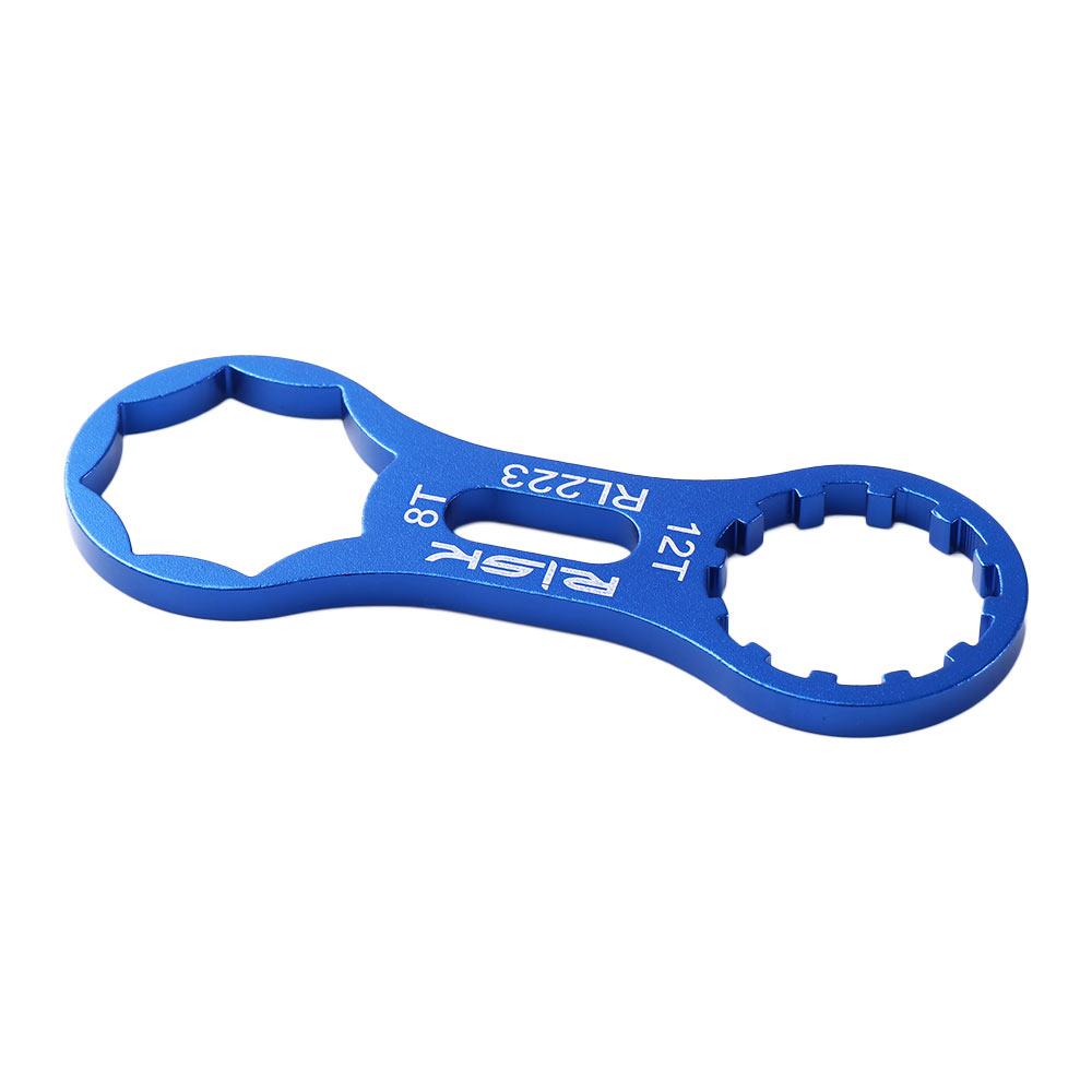 Durable Cycling Bike Front Fork Cap Aluminum Disassembly Tools Wrench Bicycle Front Fork Repair Tool