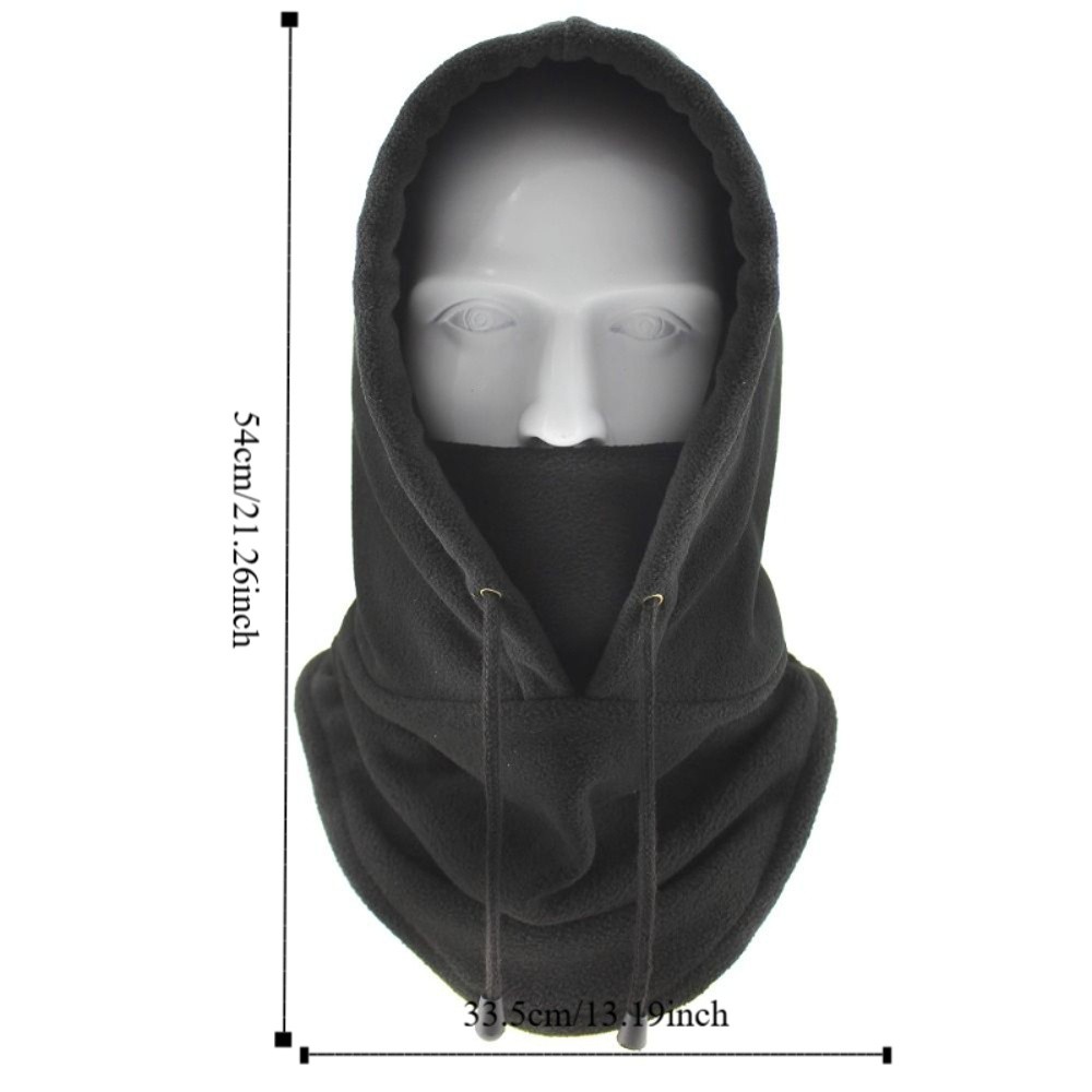 Biker Paintball Sports Helmet Liner Neck Warmer Flexible Face Hood Ski Moto Hat Riding Cap Full Face Fleece Cap