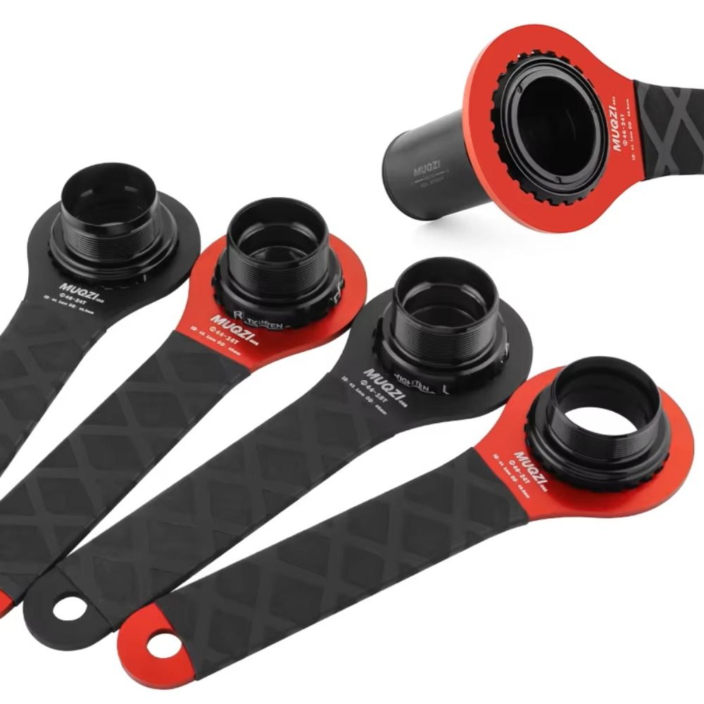 Installation Tool 39/41/44/46/49/52mm Wrench Soft Grib Alluminum Alloy Bottom Brackets Wrench Lightweight Design Durable Bottom Bracket Tool Bicycle