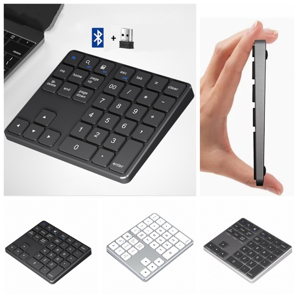 2.4G Wireless Digital Keyboard Mini Numeric Keypad for Laptop Notebook Tablets A