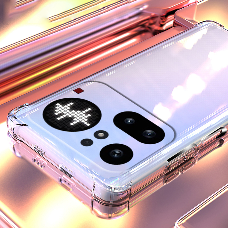For Nothing Phone 4A Pro Case Stylish Transparent Armor Acrylic Frosted Cover For Nothing Phone 4 A Pro Shockproof Funda