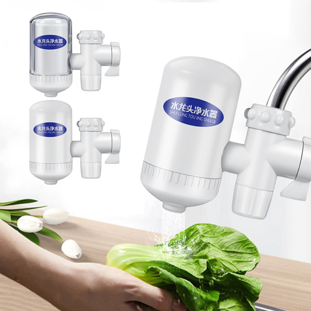 Bacteria Removal Plastic Faucet Filter with Filter Element Tube Water Filter Water Filter System for Household