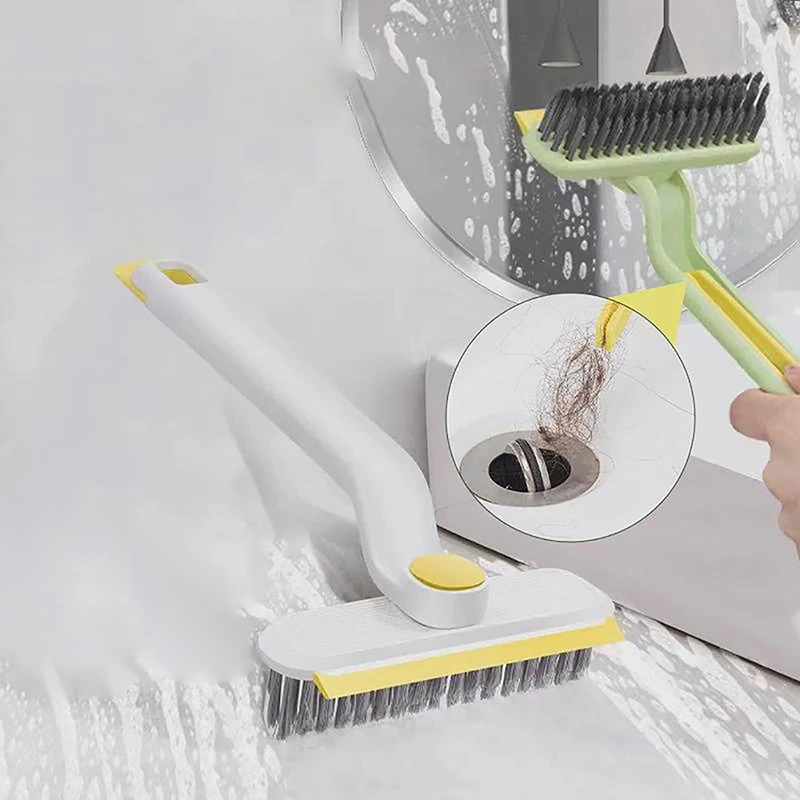 Multifunction Rotating Crevice Cleaning Brush Toilet Tile Joints Dead Angle Crevice Gap Cleaner Brush For Shower Floor Kitchen CF8