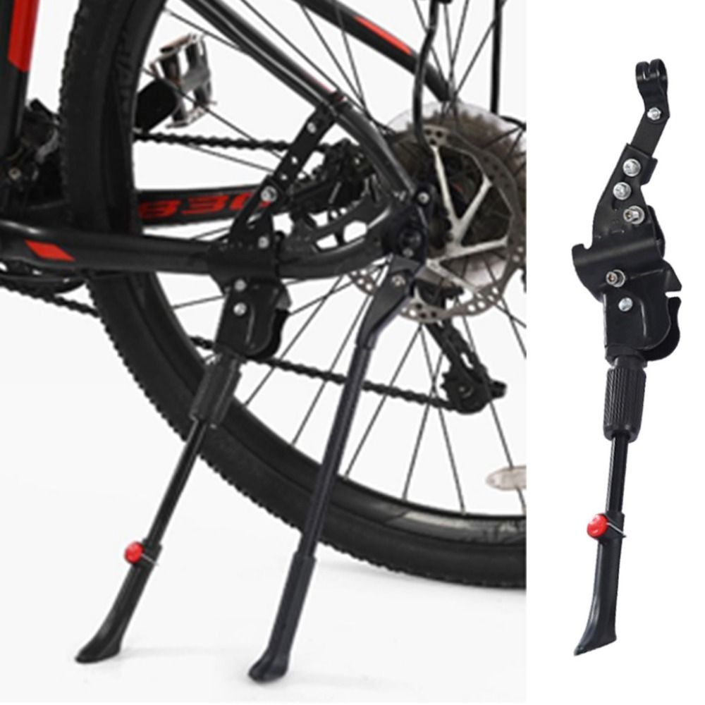 Multiple Mode Adjustable Bicycle Kickstand Solid Reliable Bike Rear Mount Kickstand High Strength Heavy Duty Bike Side Rear Kick Stand Road Bike