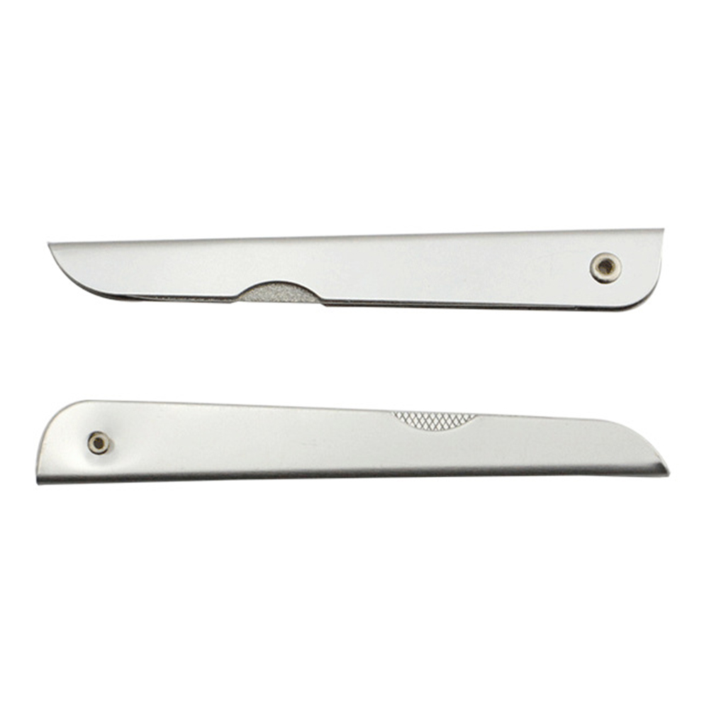 HOT 1PC Professional Stainless Steel Nail File Double Side Fold Grinding Rod Manicure Pedicure Scrub Nail Arts Tools Nail Files