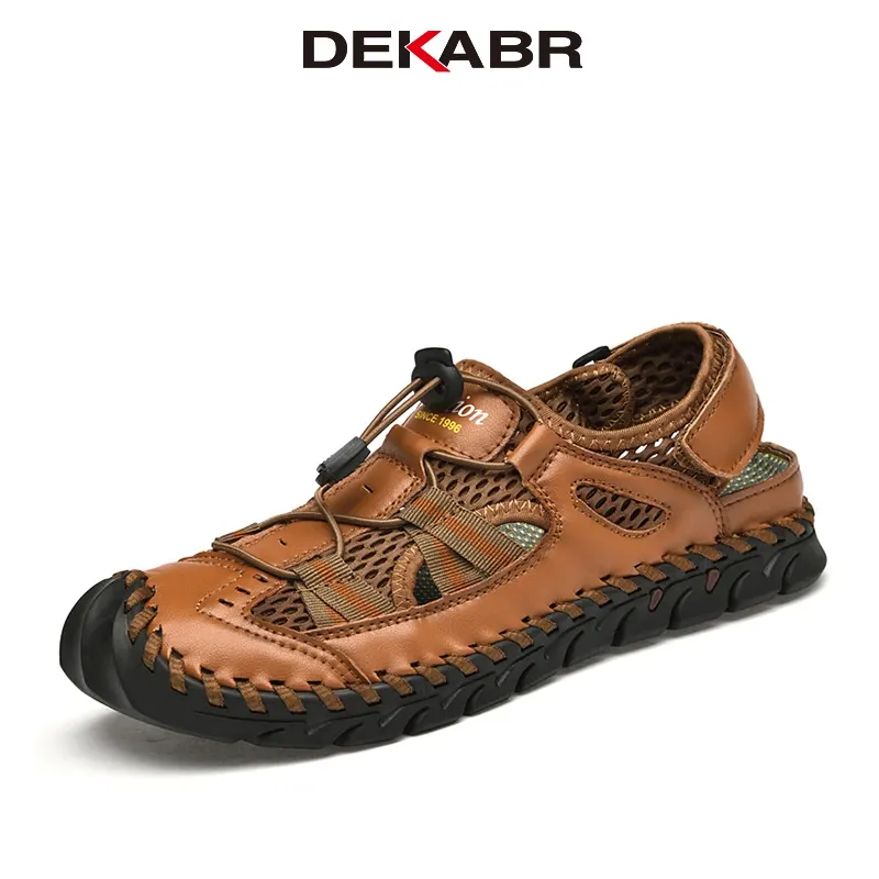 DEKABR 2026 New Men Shoes Summer Breathable High Quality Footwear Sandals Fashion Men Sandals Big Large Size 38-48