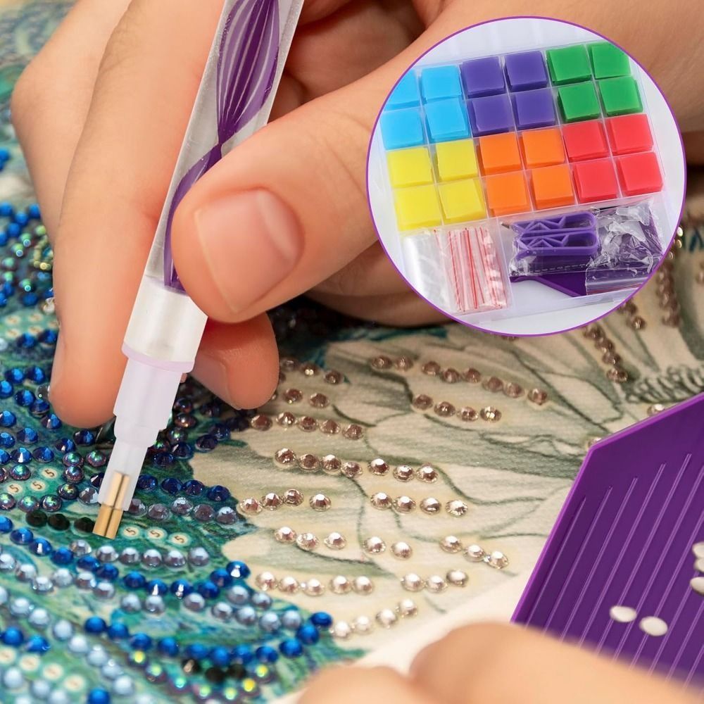 Multifunctional Creative Embroidery Glue DIY 2/2.5cm Painting Clay Glue Clay Colorful Wax Tool Kit Stitch