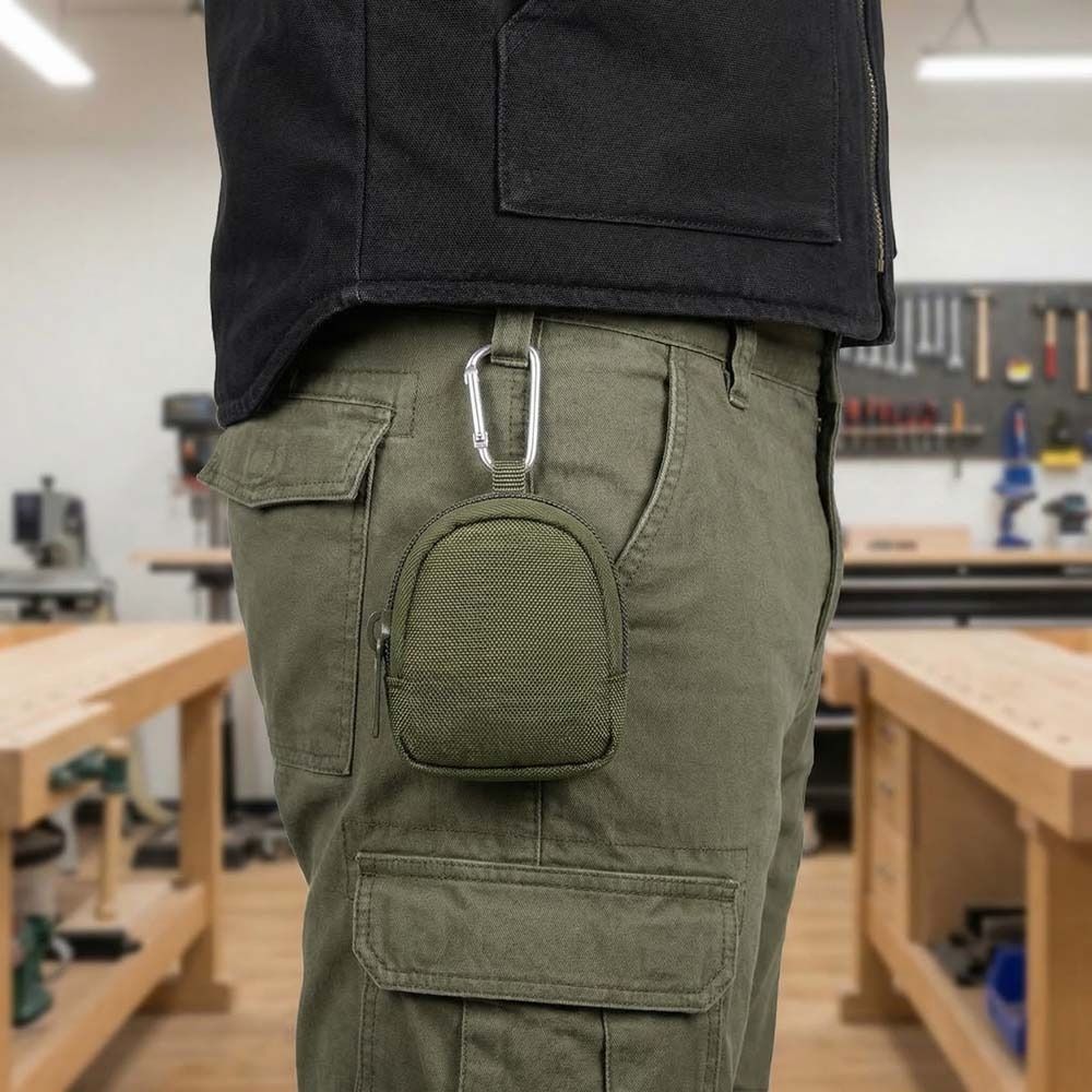 Purses Style Zipper Pocket Outdoor Belt Bag Small Size Portable Design Outdoor Waist Bag Packet Style Snack Bag Earphone Pouches Travel Essential
