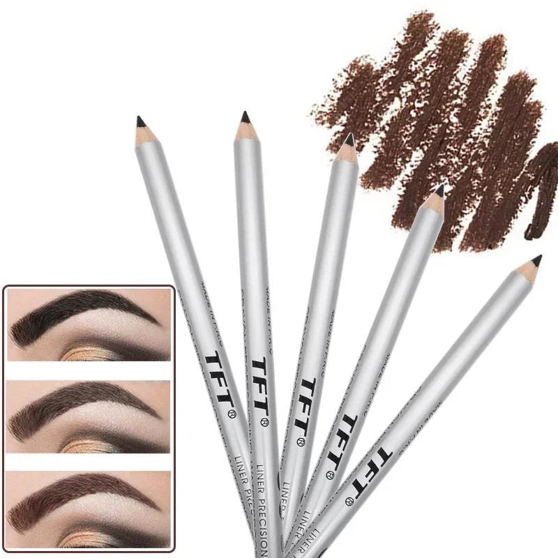 HOT 1/3pcs Eye Brow Pencil Waterproof Professional Women Eye Makeup Pen Easy Color Natural Black Brown Cosmetic Beauty Eyebrow Tool