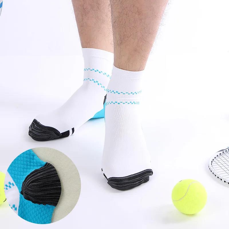 Wenefang Fashion 1/2/3 Pairs Men Women Socks Couples Elastic Pressure Compression Socks Outdoor Sports Trail Running Cycling Ankle Socks Boat