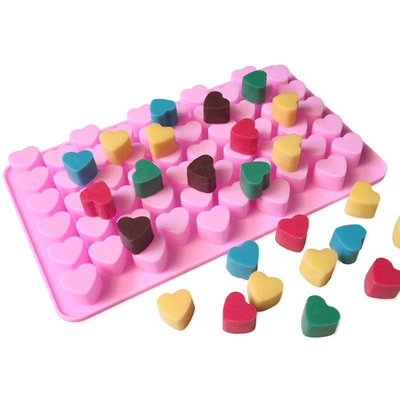 Mini Heart Mold Silicone Ice Cube Tray DIY Chocolate Fondant Mould 3D Pastry CF8