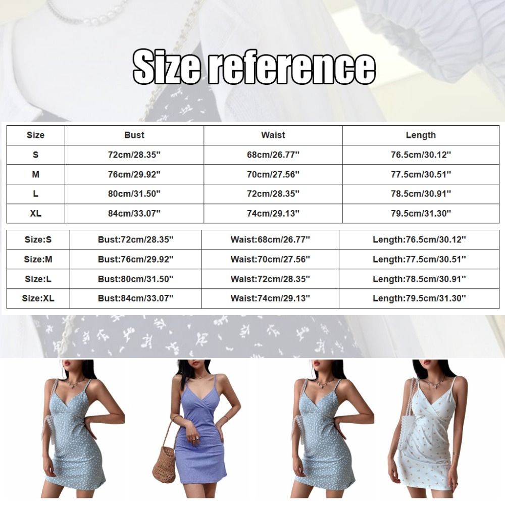 Slim V-neck Halter Floral Skirt High Waist a-line Skirt Vintage Floral Mini Dress Floral Print Vintage Floral Halter Skirt Spring/Summer