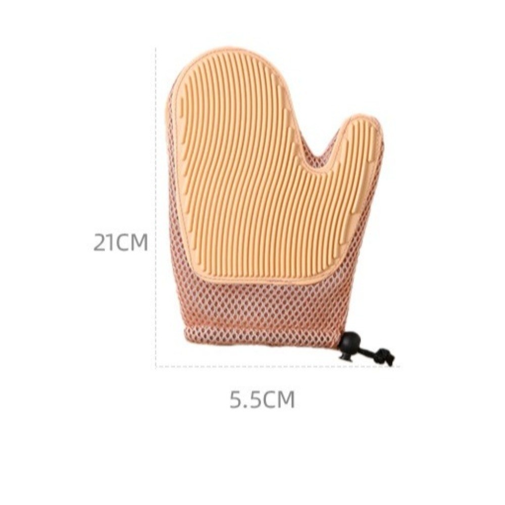 Newly Upgraded Double-sided Pet Grooming Gloves Massage Bath Comb Cat Brush Gloves Cleaner Tool